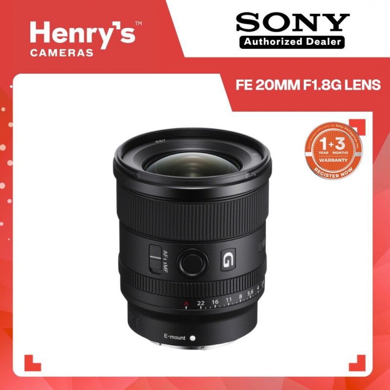 Sony FE 20mm F1.8 レンズ FE 20mm F1.8 G | デジタル一眼カメラα（アルファ） | ソニー